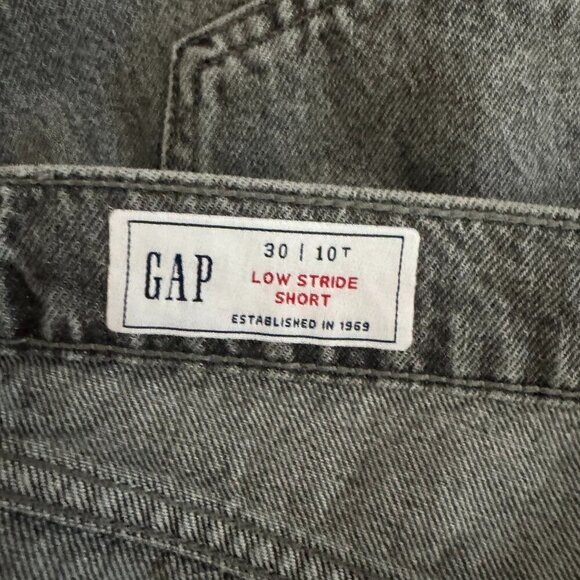 Gap Women Low Stride Short Denim Jean Shorts Gray - Picture 5 of 7